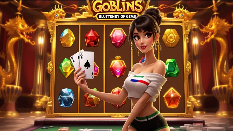 ภาพตัวอย่างรีลและสัญลักษณ์พิเศษในเกมสล็อต